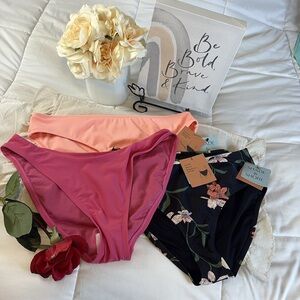 Shade & Shore Bikini Bottom Set Beach Bikini Bottom Y2K Elegant Wear Ocean